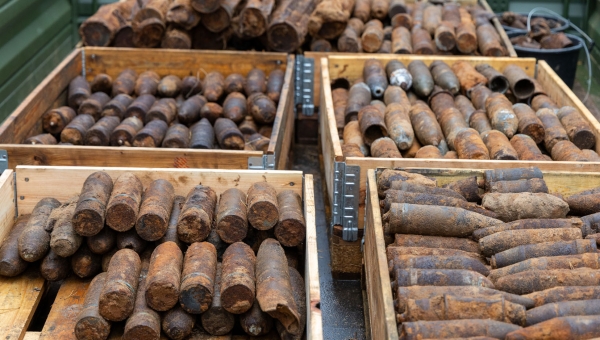 FOTOD Demineerijad leidsid Nursipalust 1350 lõhkekeha